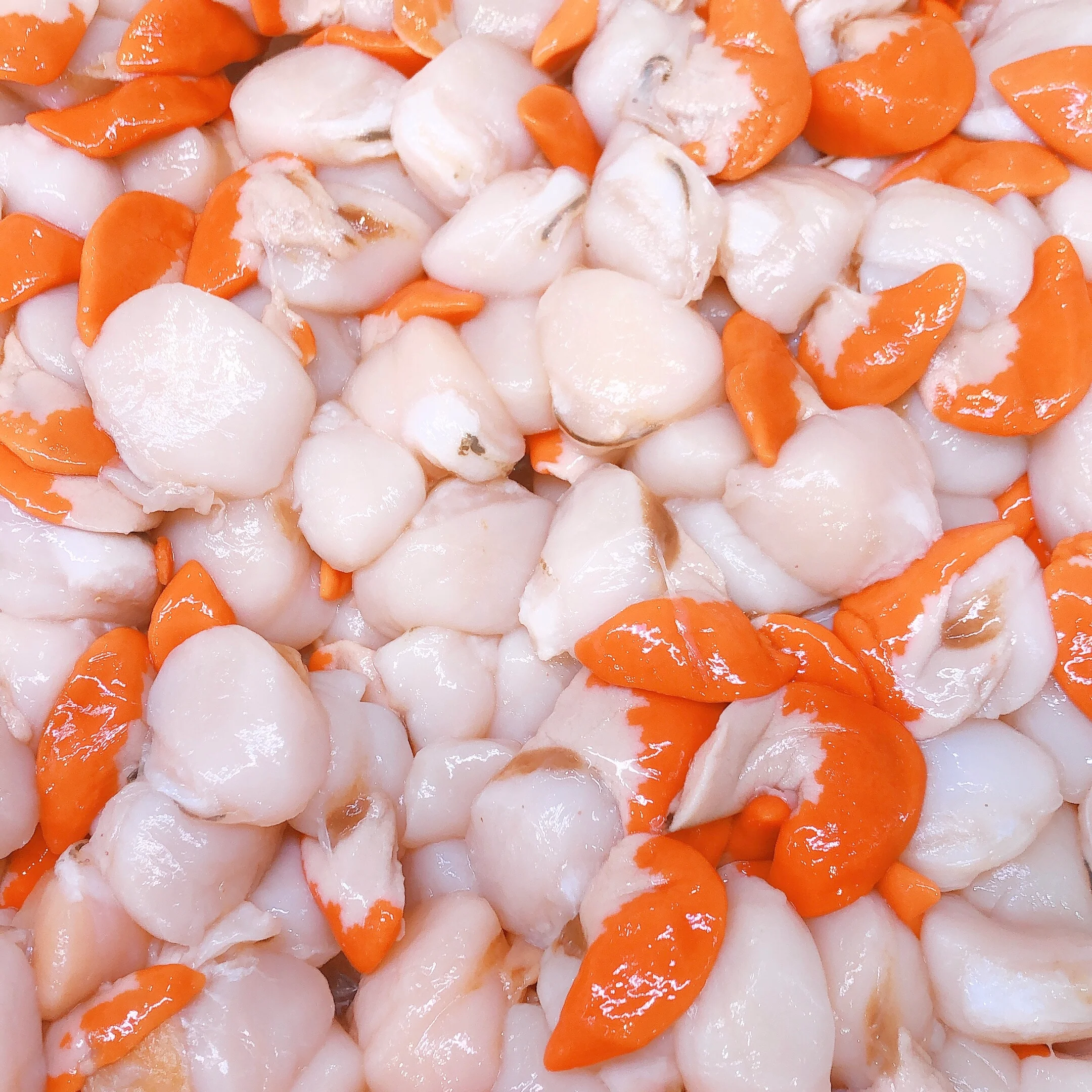 AUSTRALIAN SCALLOP MEAT ROE-ON (MIN 250G)
