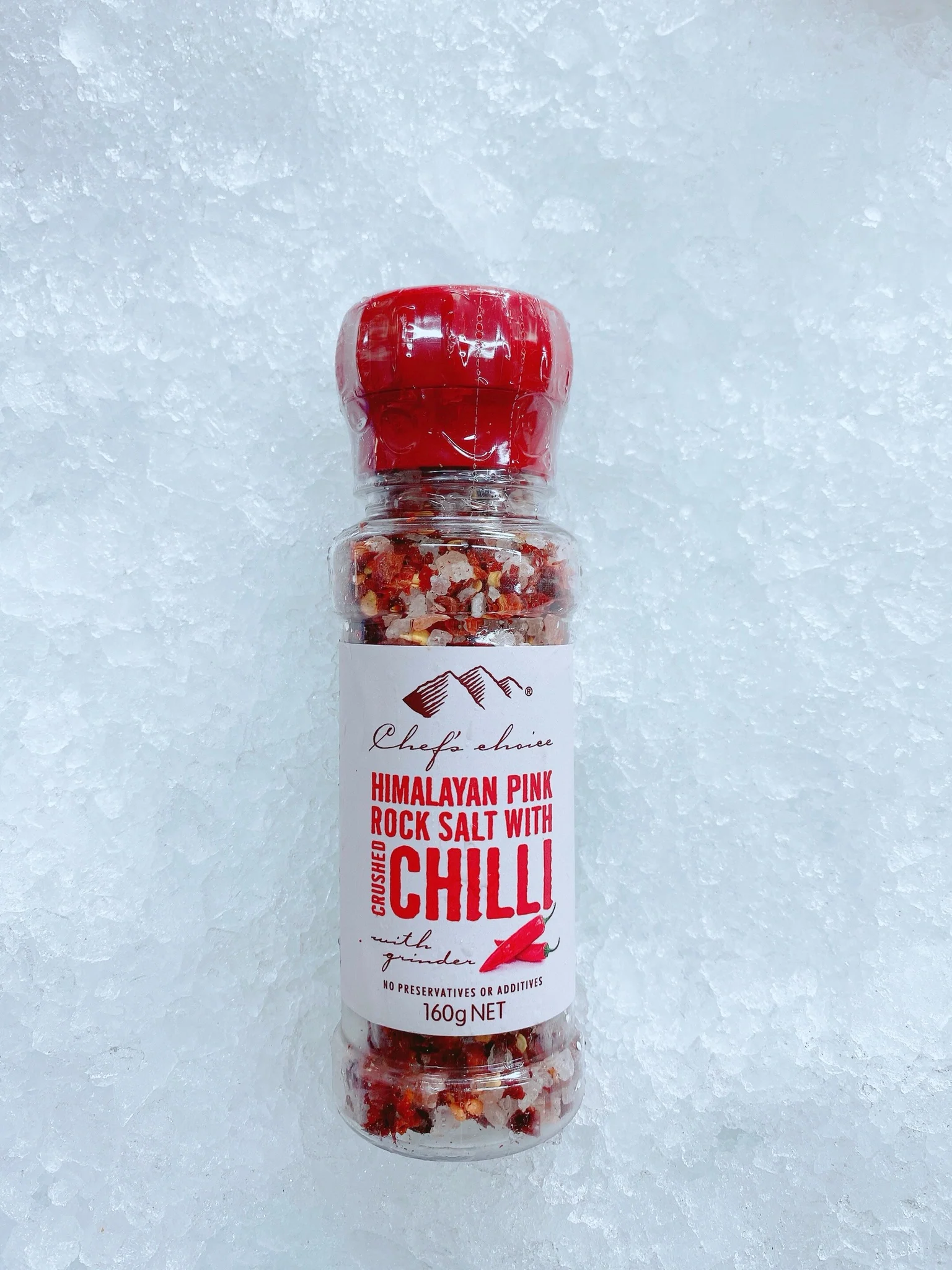 HIMALAYAN PINK ROCK SALT WITH CHILLI 160G