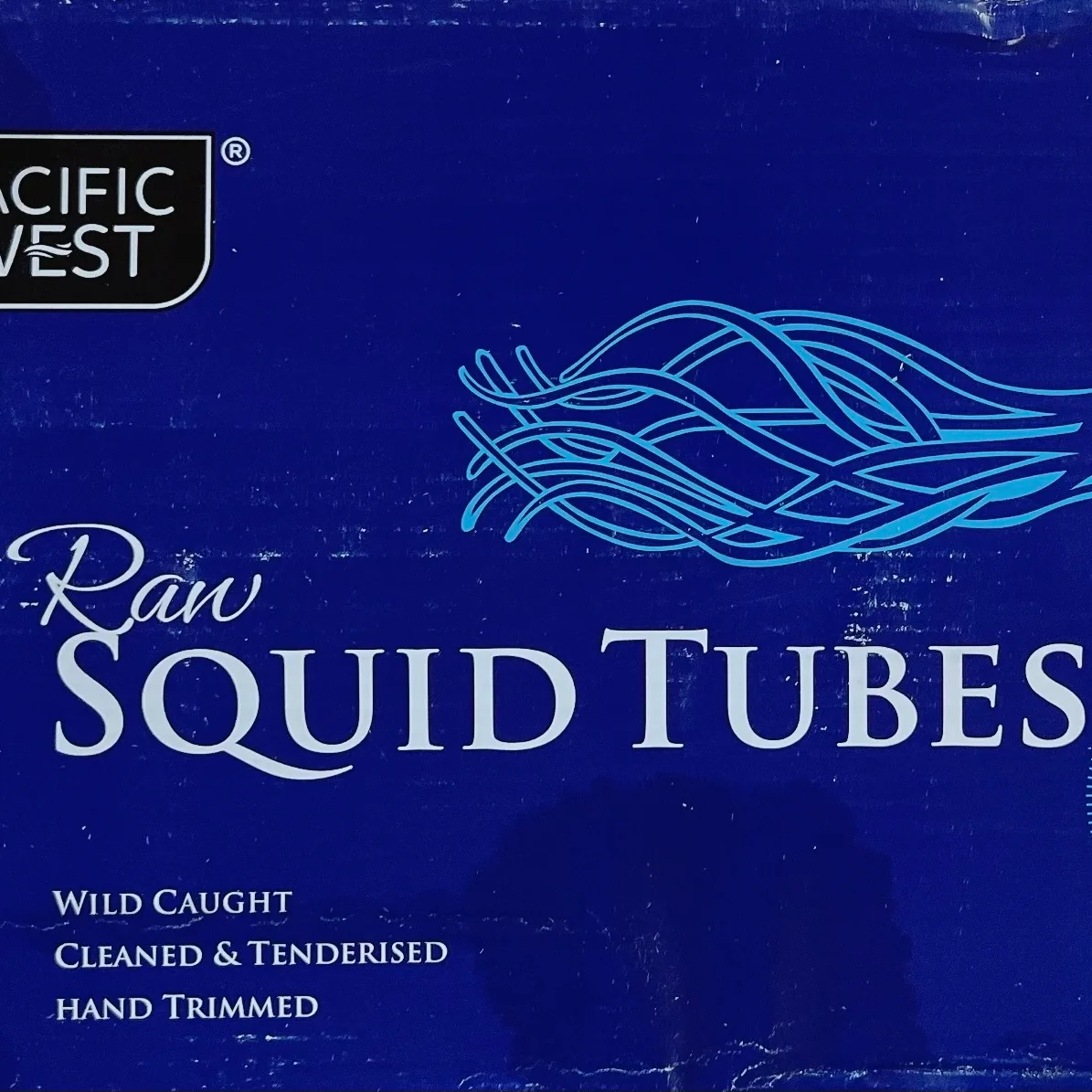 WILD CAUGHT SQUID TUBES FROZEN 5KG BOX