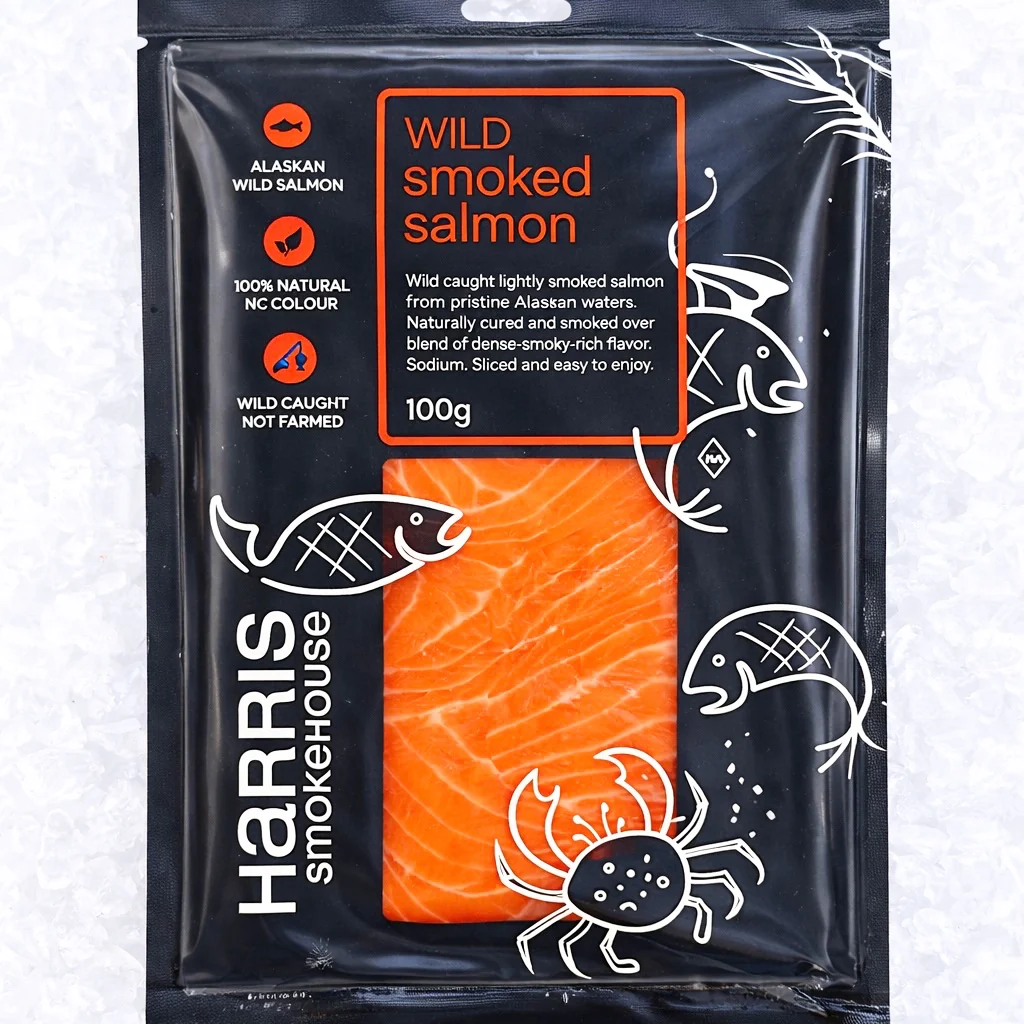 WILD CAUGHT SMOKED SALMON 100G